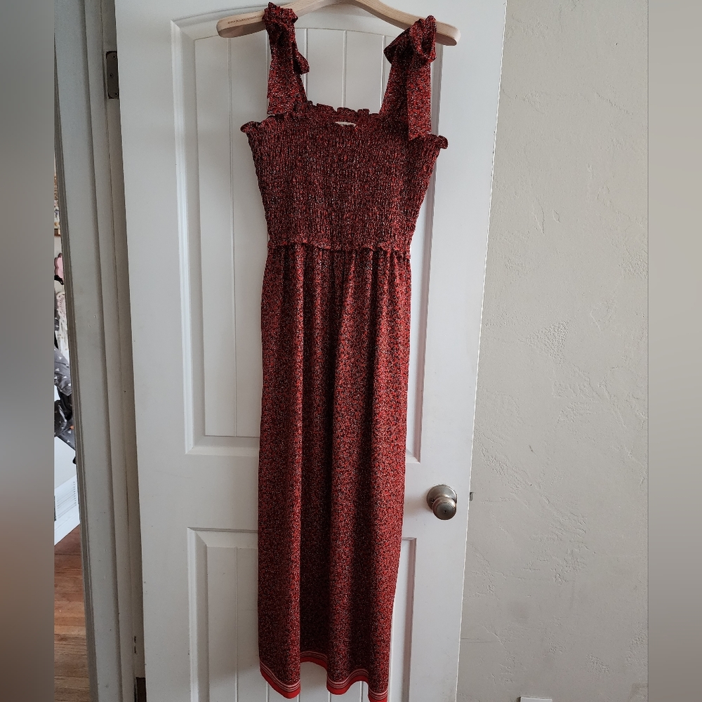 Long floral maxi summer dress